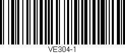 Código de barras (EAN, GTIN, SKU, ISBN): 'VE304-1'