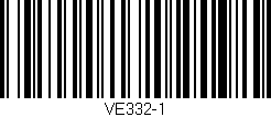 Código de barras (EAN, GTIN, SKU, ISBN): 'VE332-1'