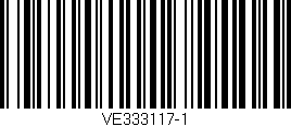 Código de barras (EAN, GTIN, SKU, ISBN): 'VE333117-1'