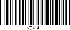 Código de barras (EAN, GTIN, SKU, ISBN): 'VE414-1'