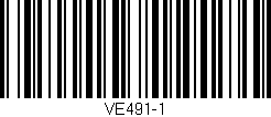 Código de barras (EAN, GTIN, SKU, ISBN): 'VE491-1'