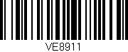 Código de barras (EAN, GTIN, SKU, ISBN): 'VE8911'