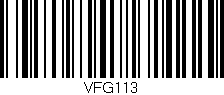 Código de barras (EAN, GTIN, SKU, ISBN): 'VFG113'