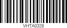Código de barras (EAN, GTIN, SKU, ISBN): 'VHTA0328'