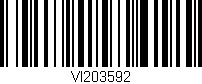 Código de barras (EAN, GTIN, SKU, ISBN): 'VI203592'