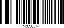 Código de barras (EAN, GTIN, SKU, ISBN): 'VI378584-1'