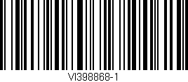 Código de barras (EAN, GTIN, SKU, ISBN): 'VI398868-1'