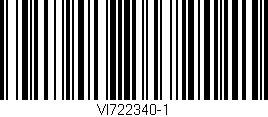 Código de barras (EAN, GTIN, SKU, ISBN): 'VI722340-1'