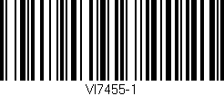 Código de barras (EAN, GTIN, SKU, ISBN): 'VI7455-1'