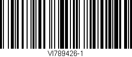 Código de barras (EAN, GTIN, SKU, ISBN): 'VI789426-1'
