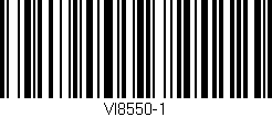 Código de barras (EAN, GTIN, SKU, ISBN): 'VI8550-1'