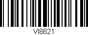 Código de barras (EAN, GTIN, SKU, ISBN): 'VI8621'