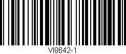 Código de barras (EAN, GTIN, SKU, ISBN): 'VI8642-1'