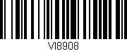 Código de barras (EAN, GTIN, SKU, ISBN): 'VI8908'