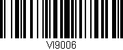 Código de barras (EAN, GTIN, SKU, ISBN): 'VI9006'