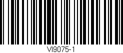 Código de barras (EAN, GTIN, SKU, ISBN): 'VI9075-1'