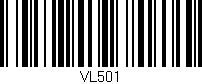 Código de barras (EAN, GTIN, SKU, ISBN): 'VL501'