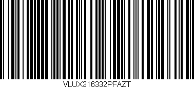 Código de barras (EAN, GTIN, SKU, ISBN): 'VLUX316332PFAZT'