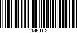 Código de barras (EAN, GTIN, SKU, ISBN): 'VM501-3'