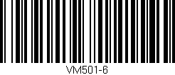 Código de barras (EAN, GTIN, SKU, ISBN): 'VM501-6'