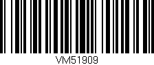 Código de barras (EAN, GTIN, SKU, ISBN): 'VM51909'