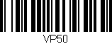 Código de barras (EAN, GTIN, SKU, ISBN): 'VP50'