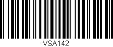 Código de barras (EAN, GTIN, SKU, ISBN): 'VSA142'