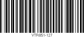 Código de barras (EAN, GTIN, SKU, ISBN): 'VTR851-127'