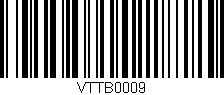 Código de barras (EAN, GTIN, SKU, ISBN): 'VTTB0009'