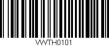 Código de barras (EAN, GTIN, SKU, ISBN): 'VWTH0101'