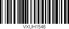 Código de barras (EAN, GTIN, SKU, ISBN): 'VXUH1546'