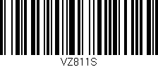 Código de barras (EAN, GTIN, SKU, ISBN): 'VZ811S'