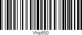 Código de barras (EAN, GTIN, SKU, ISBN): 'Vhip650'