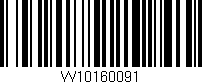 Código de barras (EAN, GTIN, SKU, ISBN): 'W10160091'