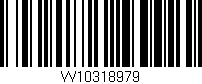 Código de barras (EAN, GTIN, SKU, ISBN): 'W10318979'