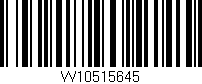 Código de barras (EAN, GTIN, SKU, ISBN): 'W10515645'