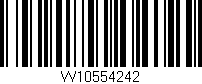 Código de barras (EAN, GTIN, SKU, ISBN): 'W10554242'