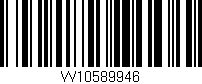 Código de barras (EAN, GTIN, SKU, ISBN): 'W10589946'
