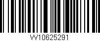 Código de barras (EAN, GTIN, SKU, ISBN): 'W10625291'