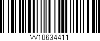 Código de barras (EAN, GTIN, SKU, ISBN): 'W10634411'