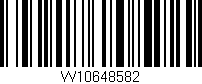 Código de barras (EAN, GTIN, SKU, ISBN): 'W10648582'