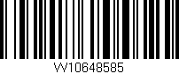 Código de barras (EAN, GTIN, SKU, ISBN): 'W10648585'