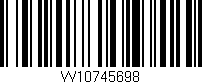 Código de barras (EAN, GTIN, SKU, ISBN): 'W10745698'