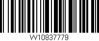 Código de barras (EAN, GTIN, SKU, ISBN): 'W10837779'