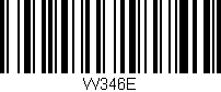 Código de barras (EAN, GTIN, SKU, ISBN): 'W346E'