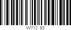 Código de barras (EAN, GTIN, SKU, ISBN): 'W712/83'