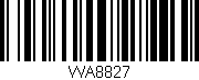 Código de barras (EAN, GTIN, SKU, ISBN): 'WA8827'