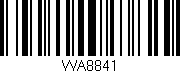 Código de barras (EAN, GTIN, SKU, ISBN): 'WA8841'