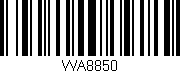 Código de barras (EAN, GTIN, SKU, ISBN): 'WA8850'