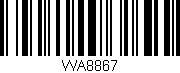 Código de barras (EAN, GTIN, SKU, ISBN): 'WA8867'